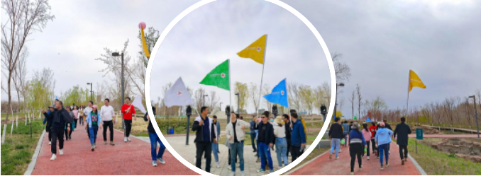 拥抱大自然·健康徒步行|LD乐动体育物流春日团建